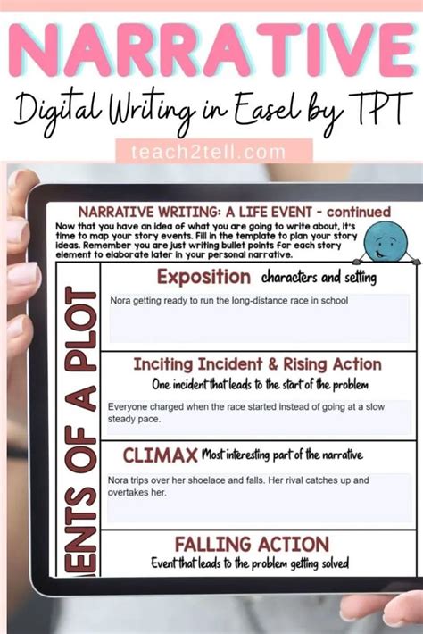 Digital Narrative Writing Easy With Easel By Tpt Tpt Writing Prompts - Tpt Writing Prompts
