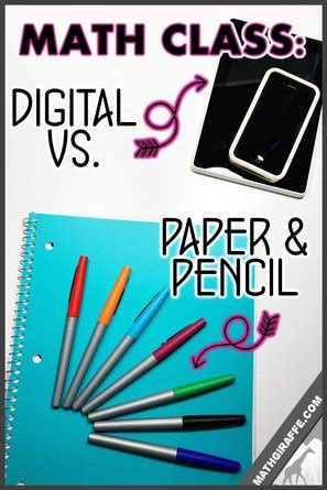 Digital Vs Paper In Math Class The Challenges Digit In Math - Digit In Math