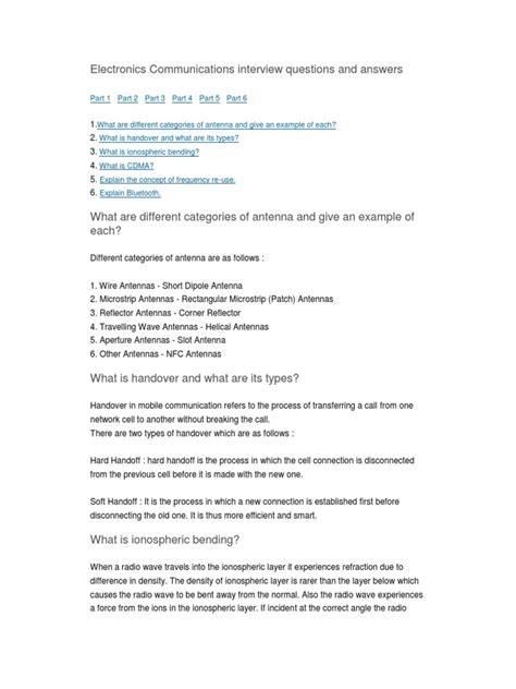 Download Digital Communications Interview Questions And Answers 