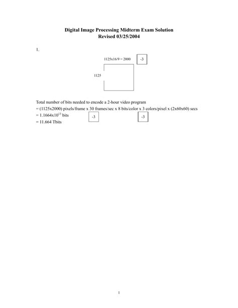 Read Digital Image Processing Midterm Exam Solution Revised 03 