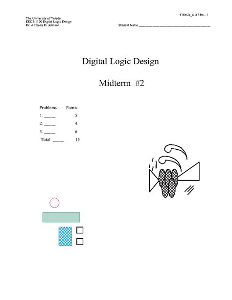 Read Digital Logic Design Midterm 1 Utoledo Engineering 