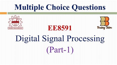 Read Digital Signal Processing Mcqs With Answers 