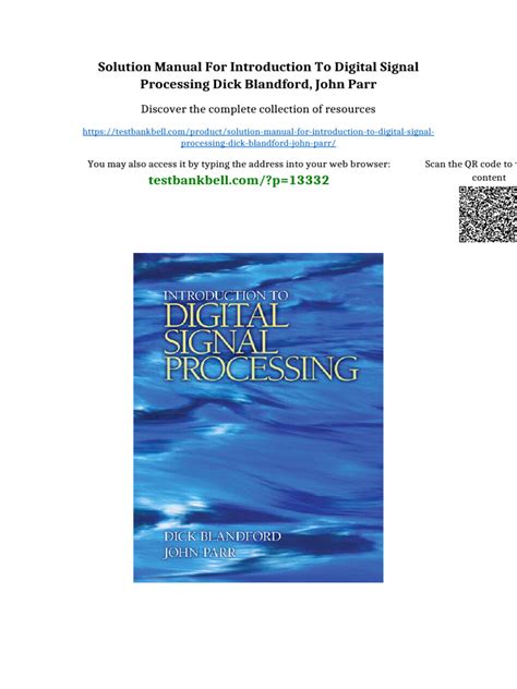 Read Digital Signal Processing Solution Manual Pdf 