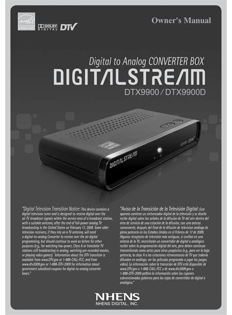 Download Digital Stream Dtx9900 Install Guide 