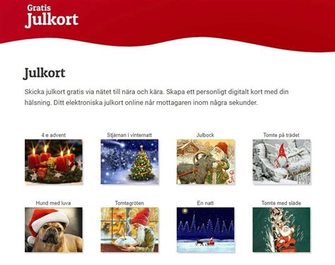 digitala julkort app
