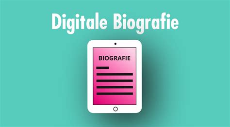 digitale biografie