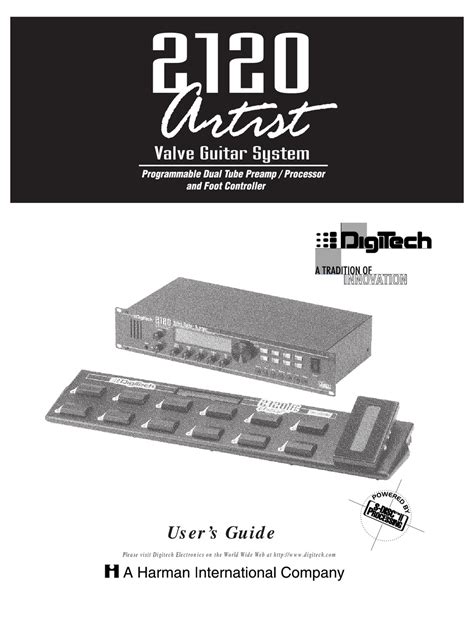 Read Online Digitech 2120 Manual 