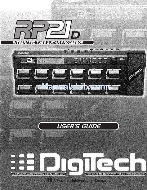 Full Download Digitech Rp21 User Guide 