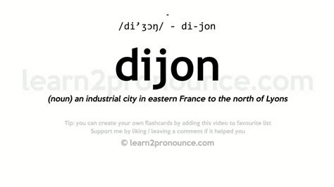 Dijon Definition Slang