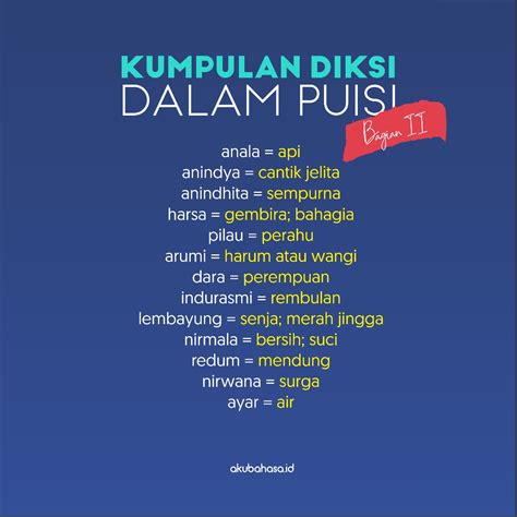 diksi indah bahasa indonesia