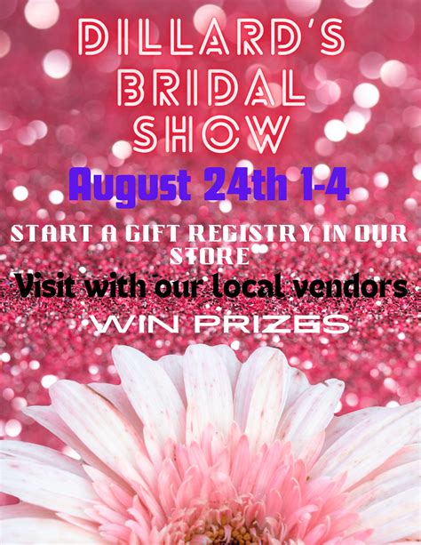 dillards bridal show
