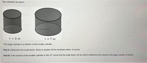 Dimension Of A Cylinder Factor Of 5