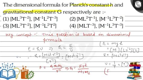 Dimension Of Planck's Constant