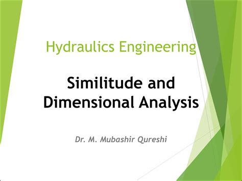 Full Download Dimensional Analysis And Hydraulic Similitude 