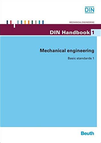 Din Handbook 3 Mechanical Engineering Basic Standards 2