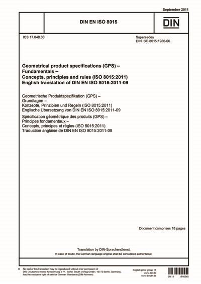 Din Iso 8015