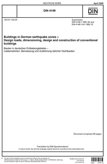 Read Online Din 4149 