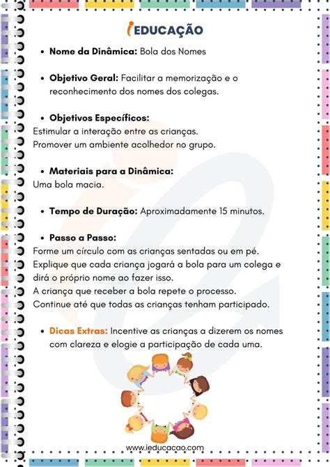 Dinamicas Para Crianças
