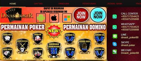 DinastiPoker, Agen Poker Online Domino QQ PKV DinastiPoker Login