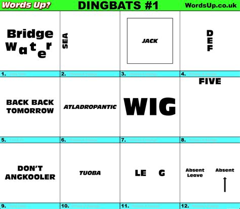 Dingbats For Quizzes