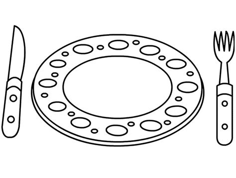 Dinner Plate Coloring Page At Getcolorings Com Free Dinner Plate Coloring Pages - Dinner Plate Coloring Pages