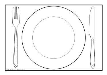 Dinner Plate Coloring Page Worksheets 99worksheets Dinner Plate Coloring Page - Dinner Plate Coloring Page