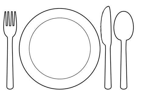 Dinner Plate Coloring Pages Dinner Plate Coloring Pages - Dinner Plate Coloring Pages