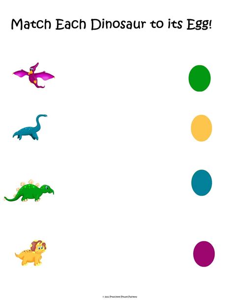 Dinosaur Color Matching Activity Kindergarten Worksheets And Games Kindergarten Color Matching Worksheet - Kindergarten Color Matching Worksheet