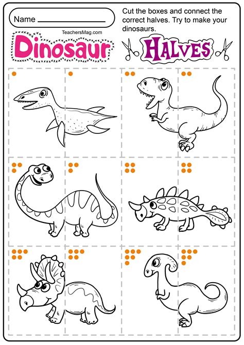 Dinosaur Cut And Paste Activity Book The Artisan Cut And Paste Dinosaur - Cut And Paste Dinosaur