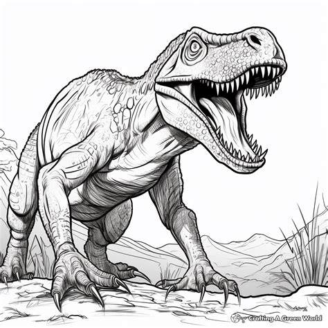 dinosaurs coloring big drawing coloring book for
