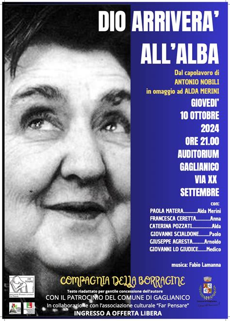 dio arrivera all alba lo spettacolo teatrale omag