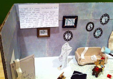 diorama of a wimpy kid