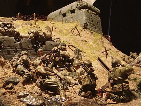 Dioramas de la Segunda Guerra Mundial: Recuerda la Historia a Través de Escenas Impactantes