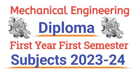 Diploma First Sem Mechanical Engineering Question Paper