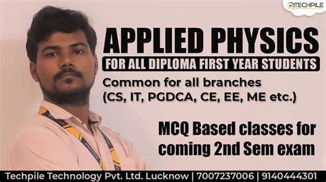Diploma First Year Applied Physics Questions Paper