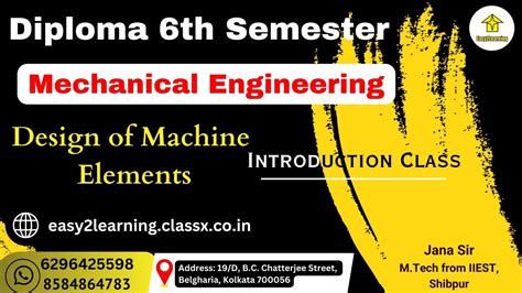 Diploma Mechanical Engineering 6th Sem Syllabus