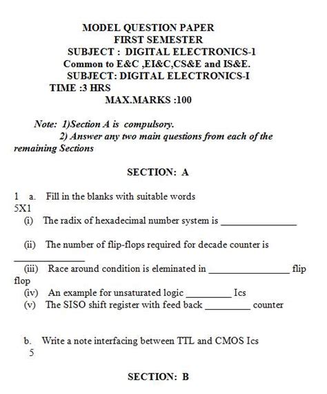 Read Diploma Electronics Communication Question Paper With Answer 