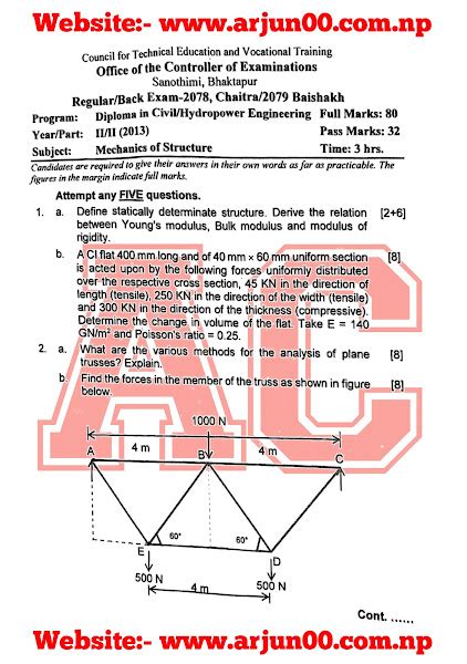 Download Diploma Engineering 4Th Semester Sample Question Paper 
