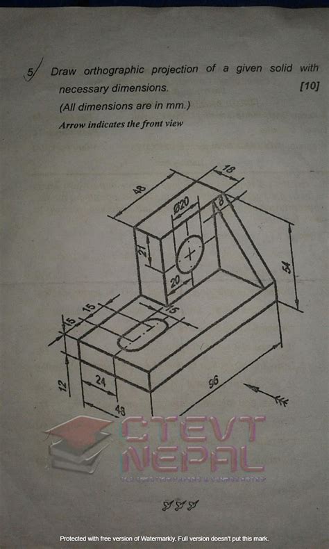 Read Diploma First Semester Engineering Drawing Questions Paper 