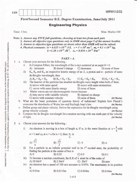 Full Download Diploma First Year Physics Question Paper 