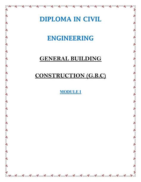 Read Online Diploma In Building And Construction Assignment Answers 