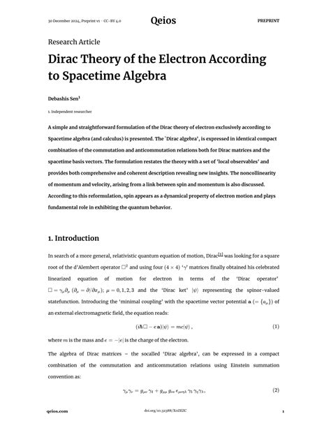 dirac s electron theory is wrong