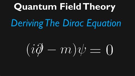 dirac s electron theory video