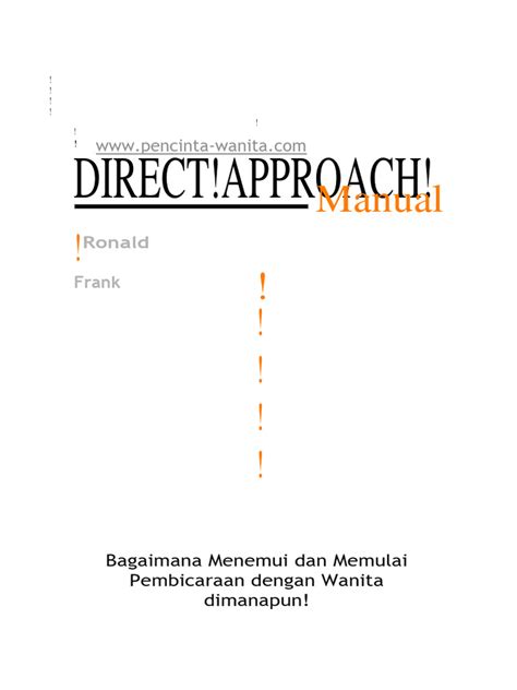 direct approach manual