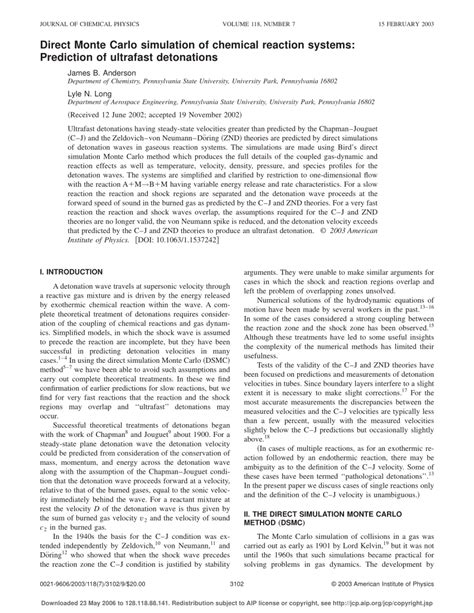Read Online Direct Monte Carlo Simulation Of Chemical Reaction Systems 