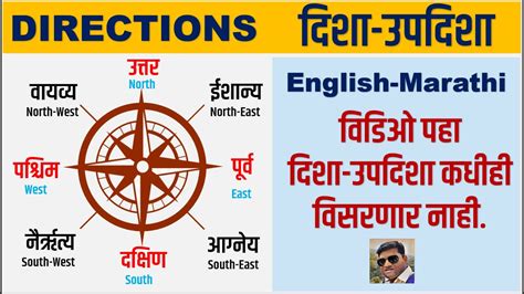 Directions In Marathi
