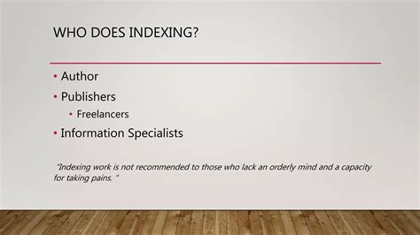 directory of indexing and abstracting courses and seminars