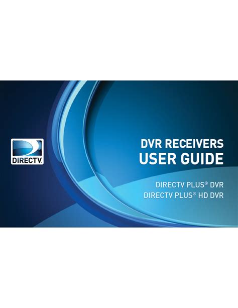 Read Directv Plus Dvr User Guide 