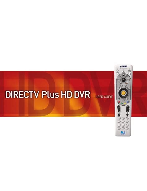 Download Directv Plus Hd Dvr User Guide 