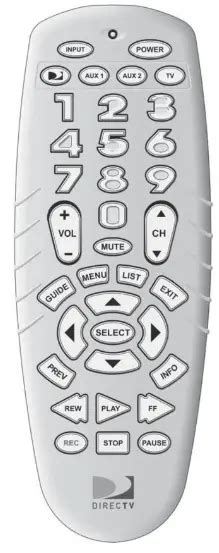 Download Directv Remote Control User Guide 